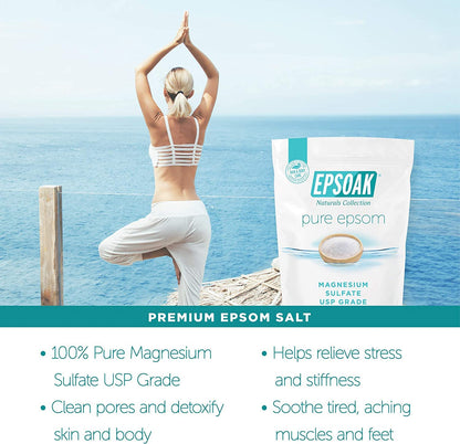 Epsoak 10 lb bulk resealable packaging design