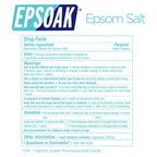 Epsoak Epsom Salt bulk packaging size comparison view
