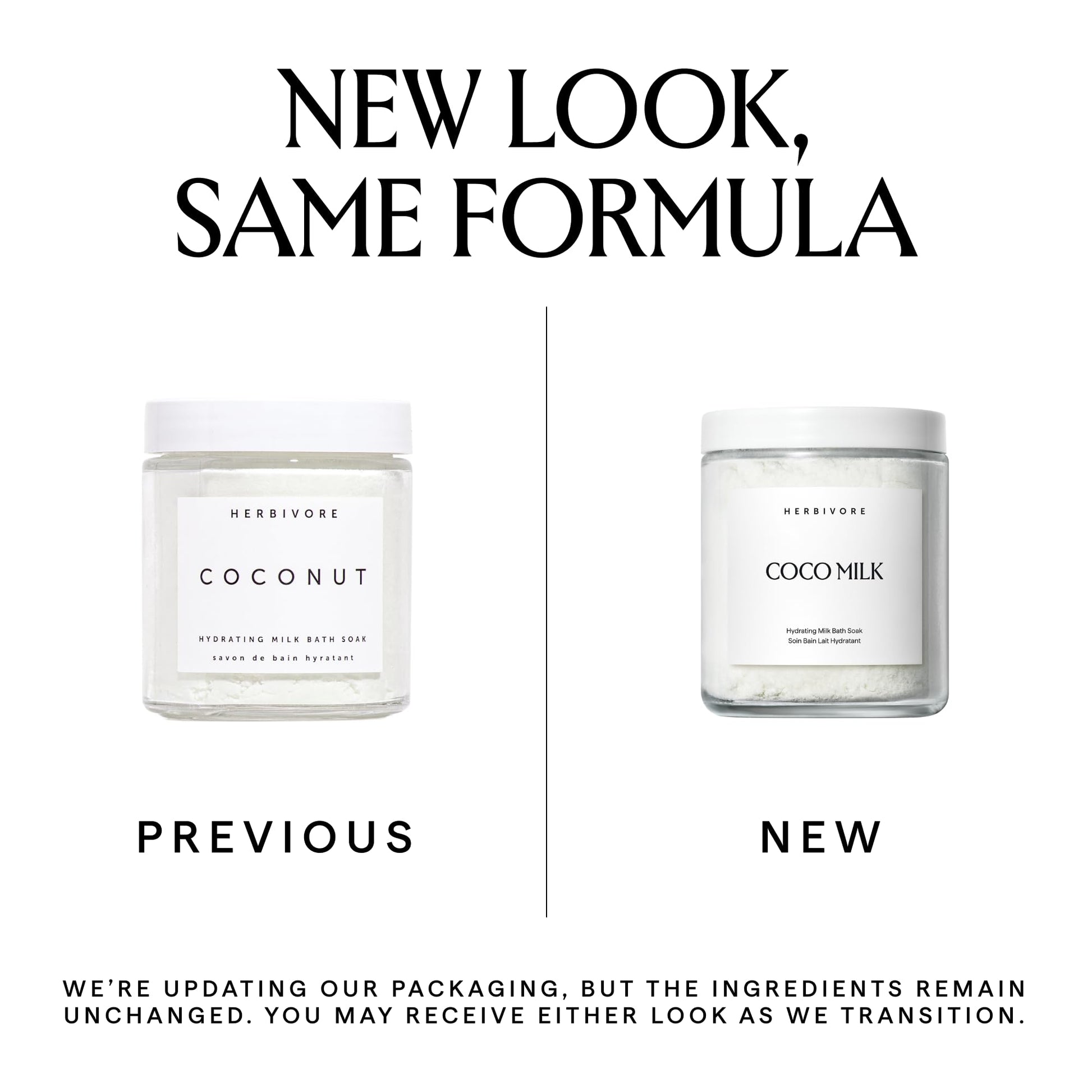 Texture of Herbivore Coconut Milk Bath Soak powder