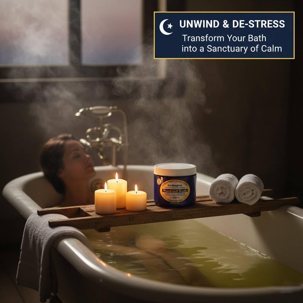 Dr. Singha's Mustard Bath therapeutic salt texture