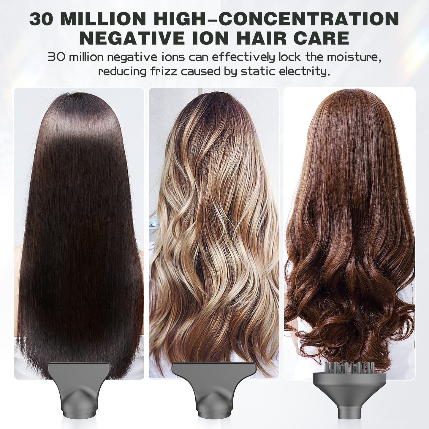 Slopehill negative ion blow dryer highlighting the compact ergonomic body designed for home use and travel.