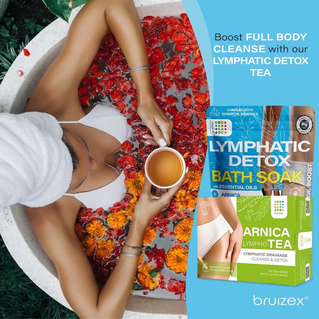 Bruizex Arnica Montana bath soak back instructions label
