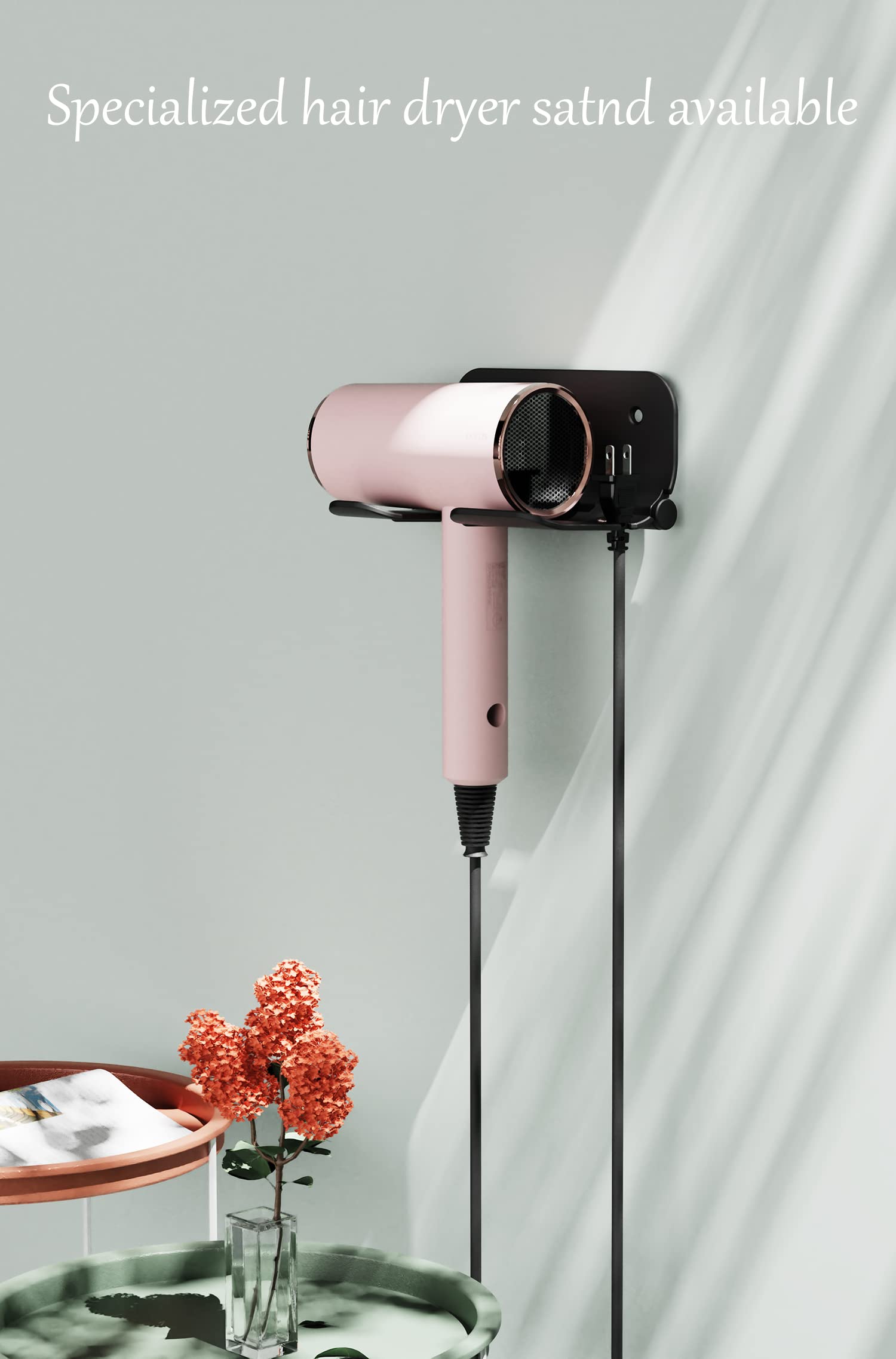 Funtin compact ionic ceramic blow dryer being held to demonstrate ergonomic handling