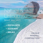 Minera mineral rich bath salt close up texture