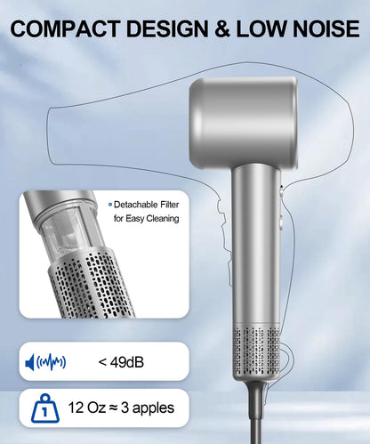 Flashbase hair dryer packaging and included accessories