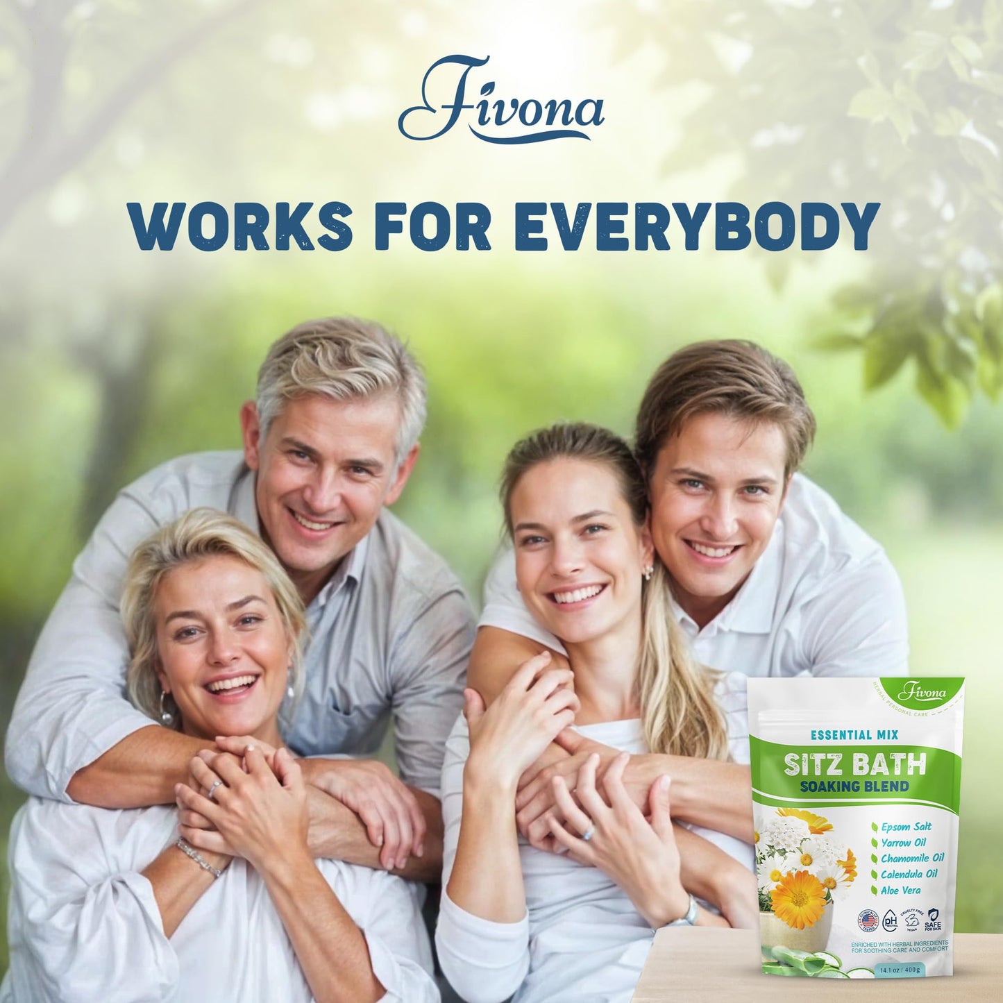 Fivona sitz bath salt blend for Bartholin cyst relief