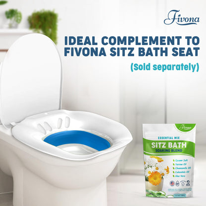 Instructions for using Fivona sitz bath salt soak