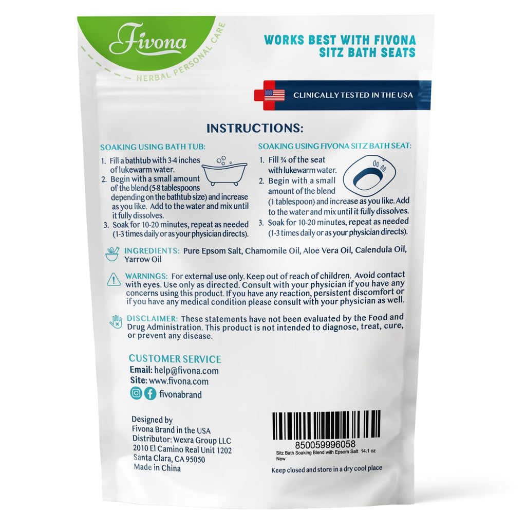Fivona wellness and postpartum care product display