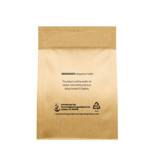 Pure Original Ingredients magnesium sulfate resealable pouch