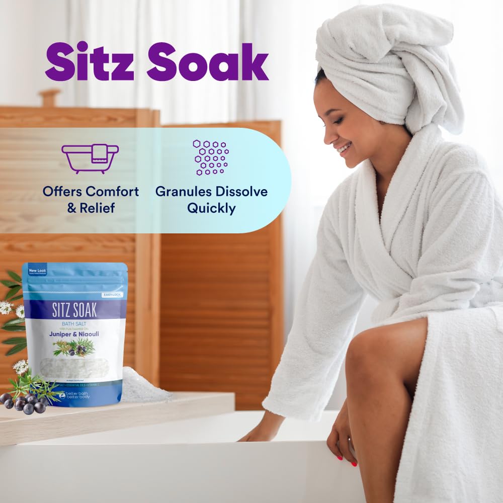 Texture and consistency of Better Bath Better Body Epsom salt soak