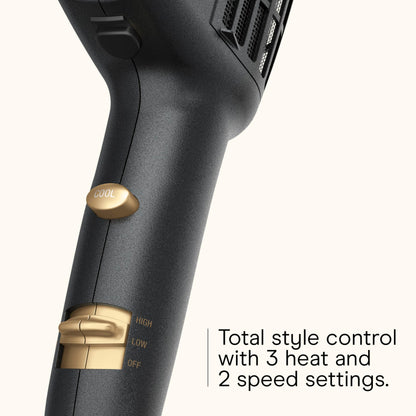 Conair 3-in-1 styling system with the wide-tooth thermal comb attachment for detangling coarse hair