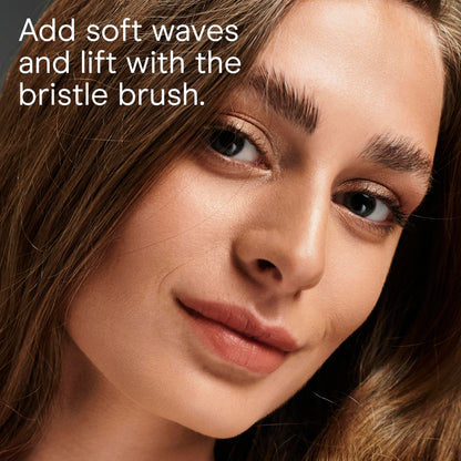 Conair volume bristle brush attachment designed for creating bouncy waves during a blowout