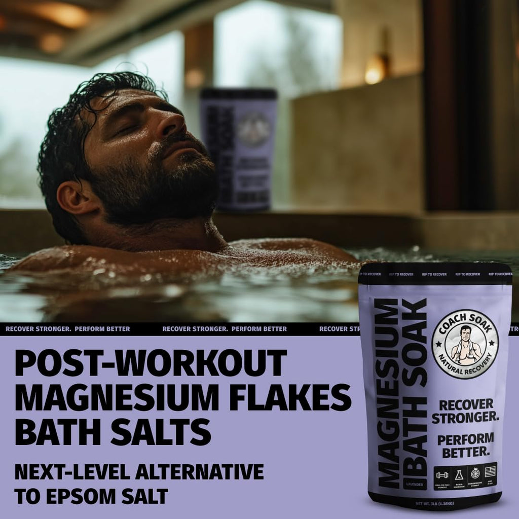 Coach Soak muscle recovery bath soak usage instructions
