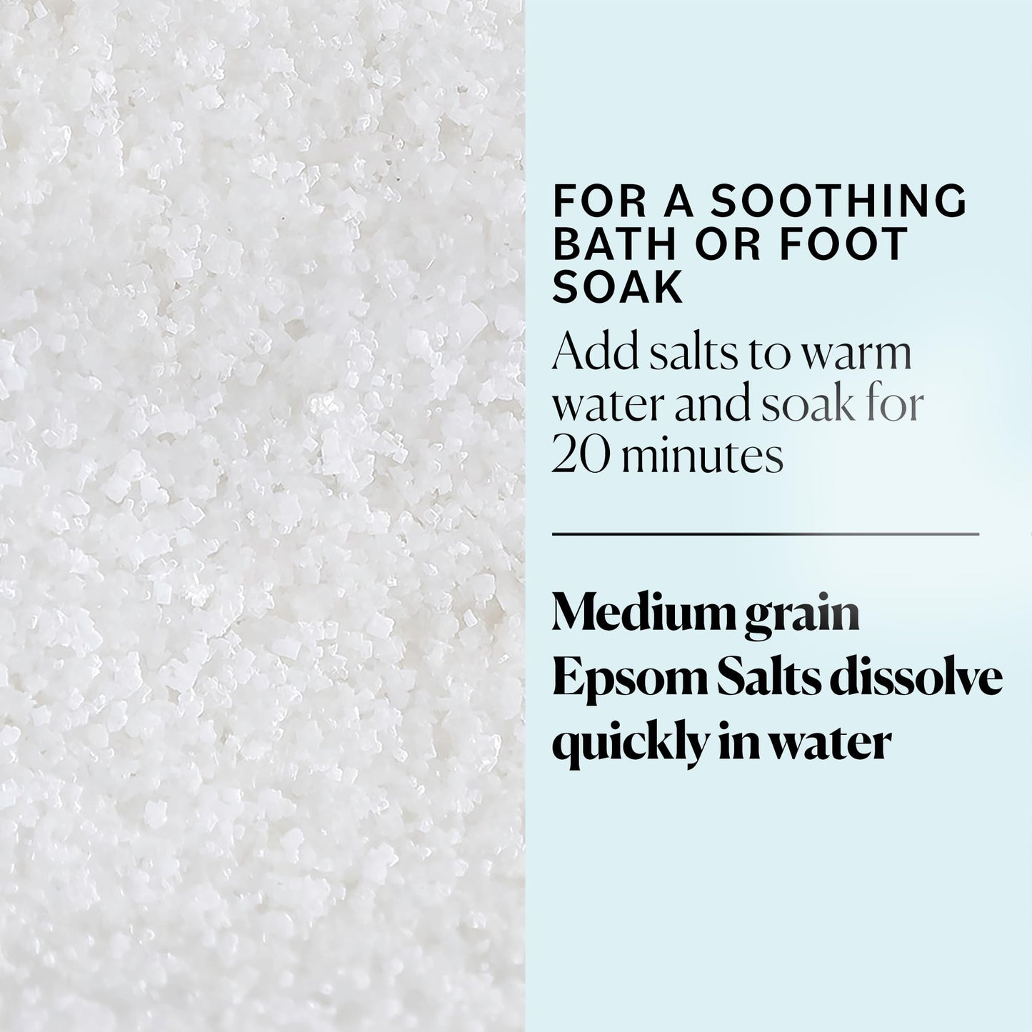 Sky Organics Epsom Salt resealable bag for storage