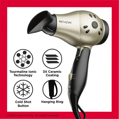 Revlon fast dry compact styler close up view of the worldwide dual voltage selector