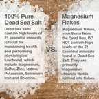 One With Nature Dead Sea mineral bath salt bucket label close up