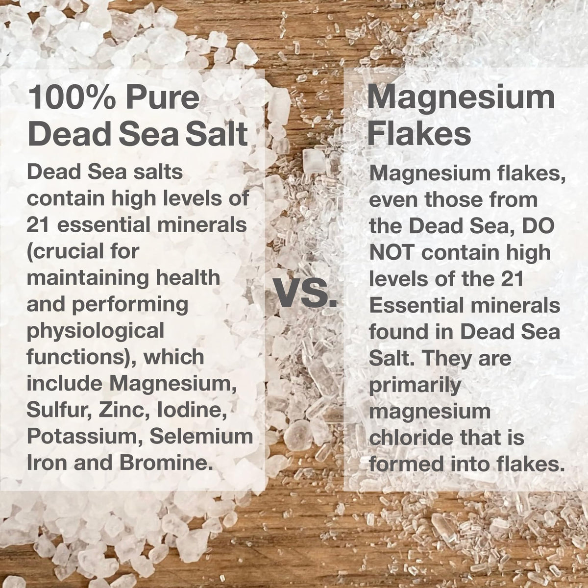 One With Nature Dead Sea mineral bath salt bucket label close up