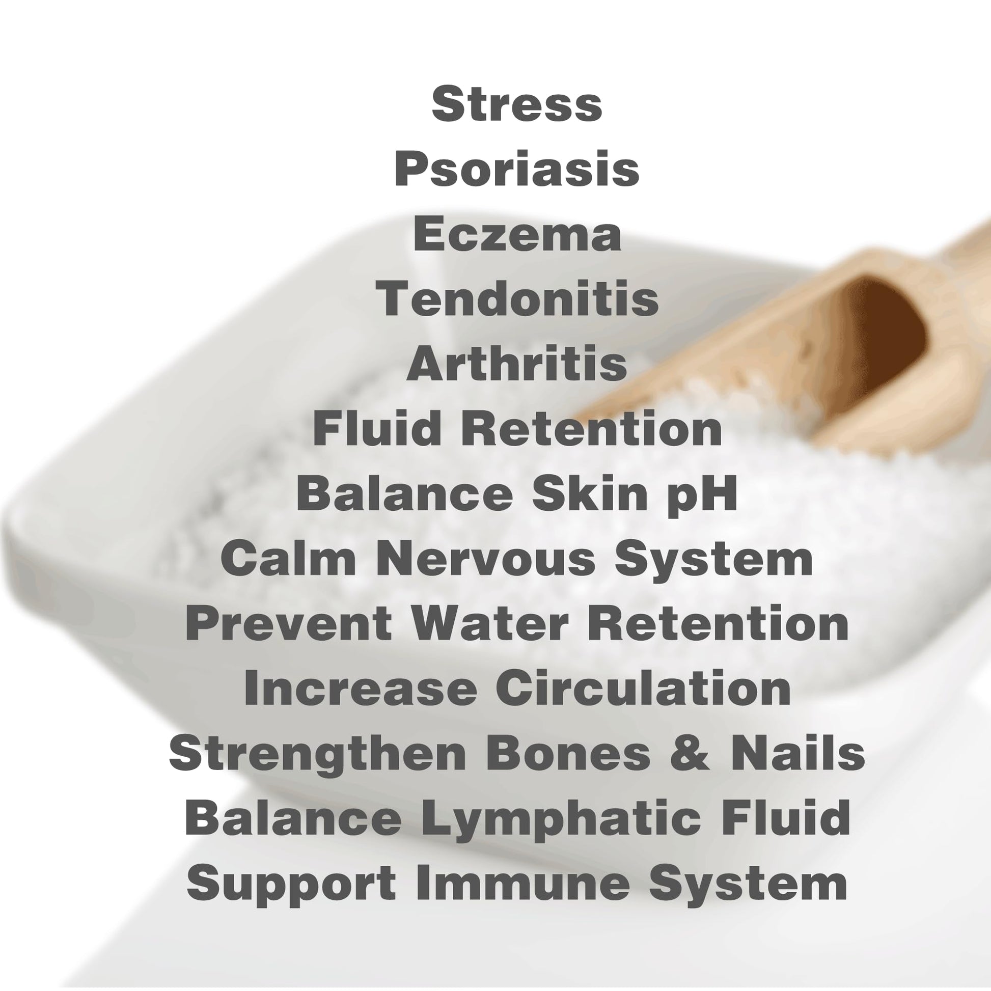 One With Nature bath salt texture in hand for exfoliation