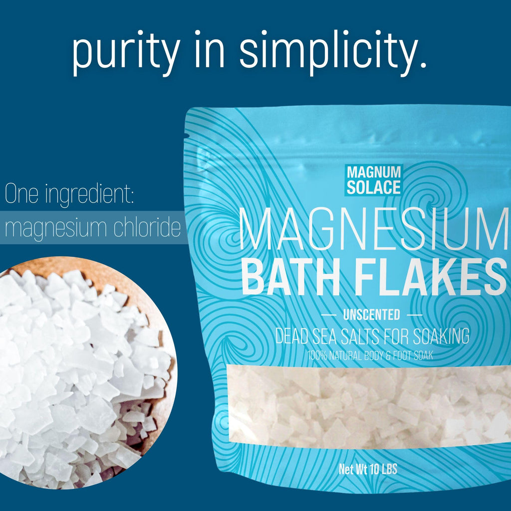 Natural mineral bath soak for home spa experience