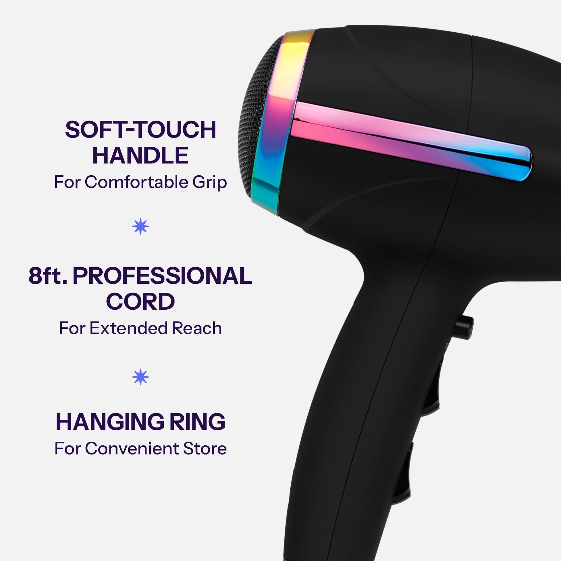 Authentic HOT TOOLS ceramic hair dryer packaging displaying product features and 1875 watts specification