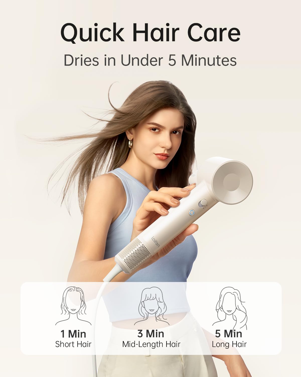 Laifen SE Lite ionic hair dryer side profile