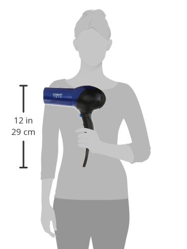 Conair ionic conditioning hair dryer with concentrator nozzle attachment installed