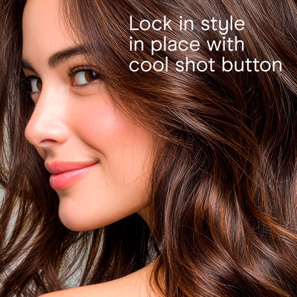 Side profile of the lightweight Conair turbo hair dryer highlighting the ergonomic handle