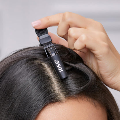 Red KISS hair styling edition dryer showing three heat and two speed buttons