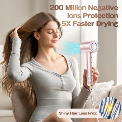 Close up of Labiim ionic hair dryer nozzle attachment