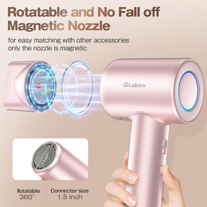 Labiim hair dryer airflow demonstration for hair styling