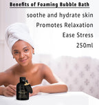 New Miuz Aphrodite Bubble Bath bottle showcasing cherry and chocolate fragrance details