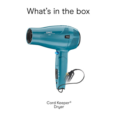 Conair imported travel hair dryer packaged carefully showing authentic USA labeling.