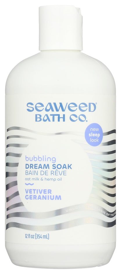 The Seaweed Bath Co. Bubbling Dream Soak 12 ounce bottle texture