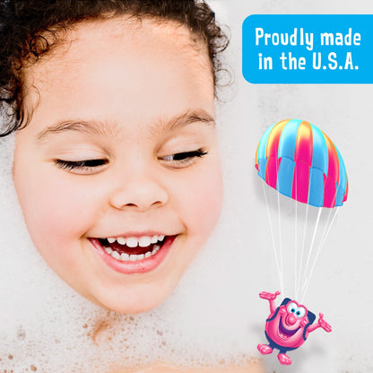 Side profile of Mr. Bubble Bath Extra Gentle bottle for sensitive skin