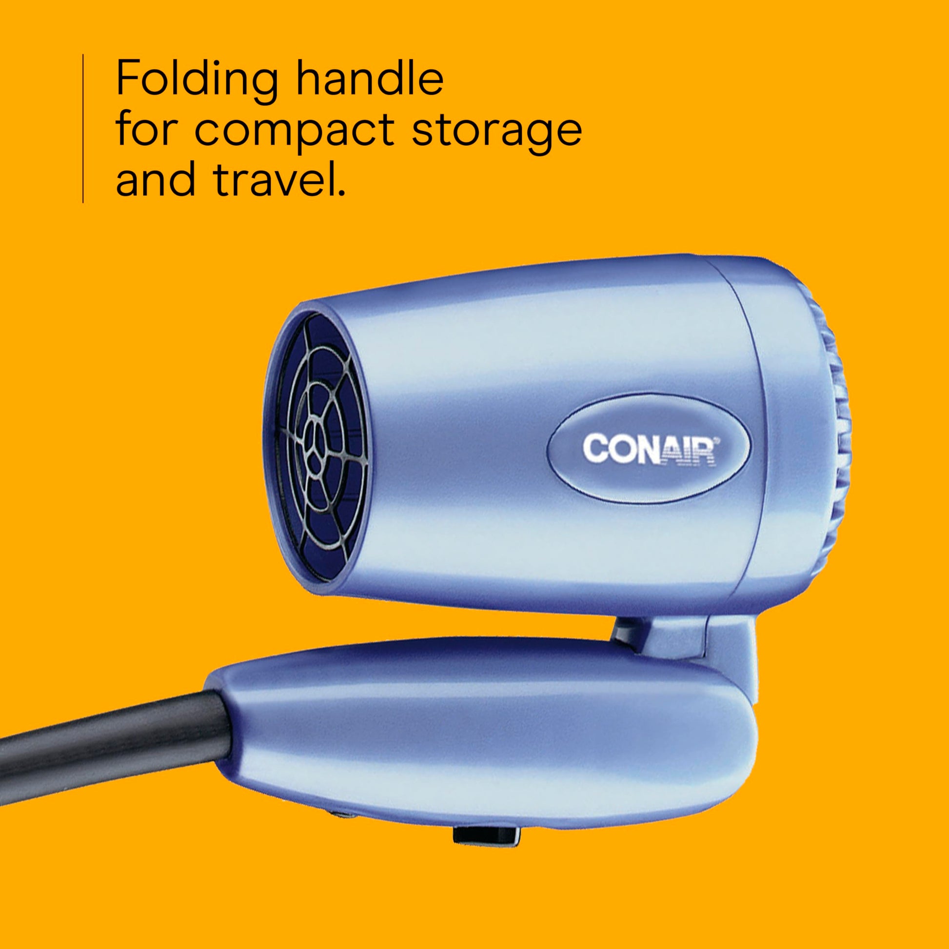 Conair travel styling tool illustrating the manual dual voltage selector dial close up