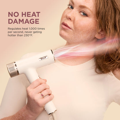 Shark HD331 portable blow dryer with three included smart attachments