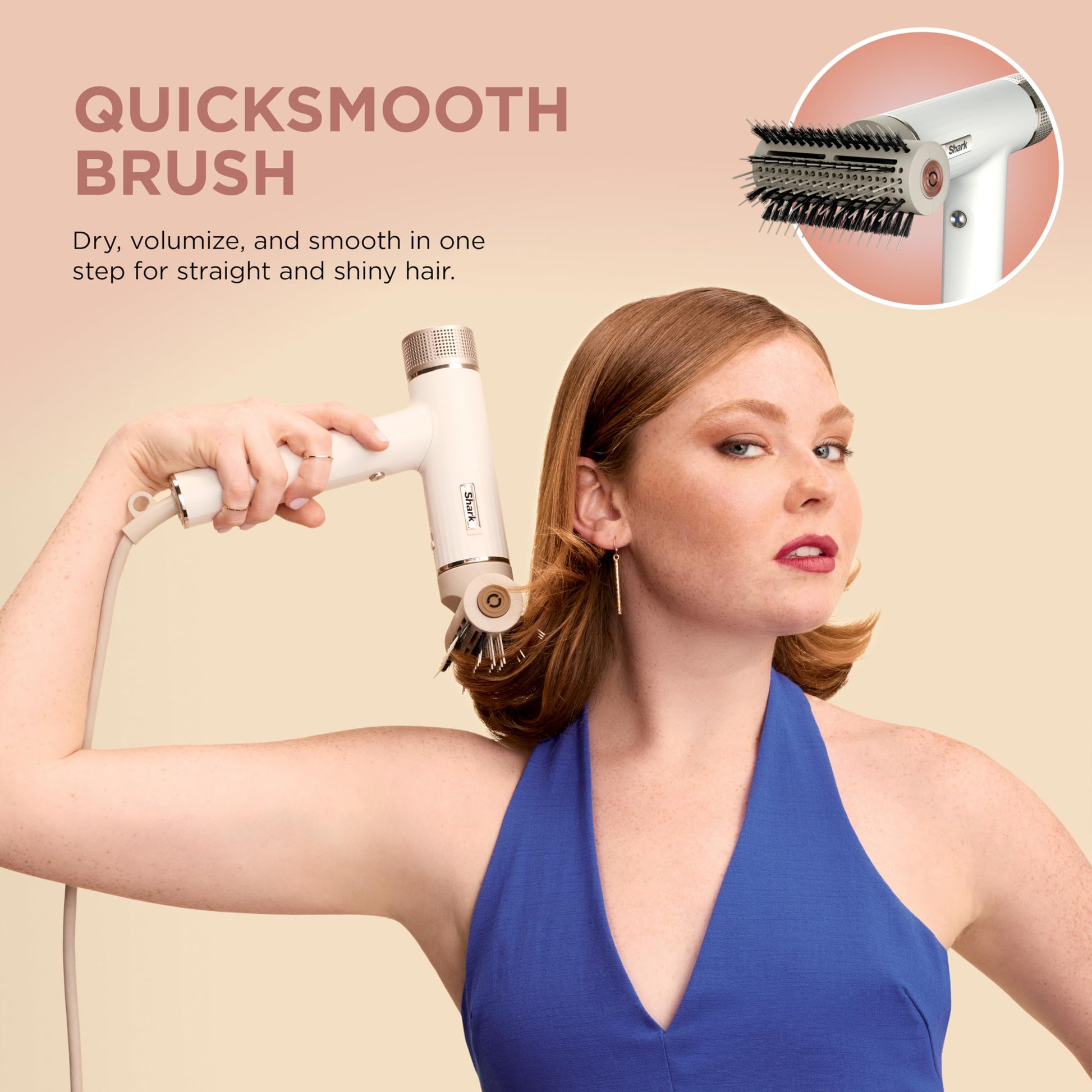 Shark premium imported hair dryer with precision concentrator attachment secured