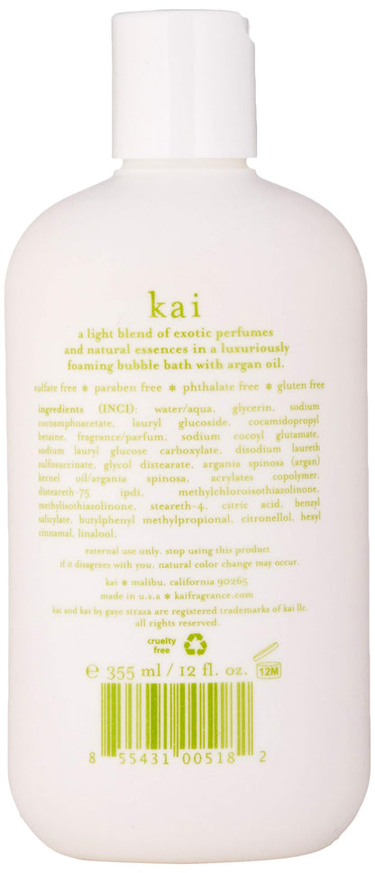 Kai Bathing Bubbles signature gardenia scented bubble bath product