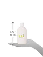 Kai luxury bubble bath bottle showing brand label and details.