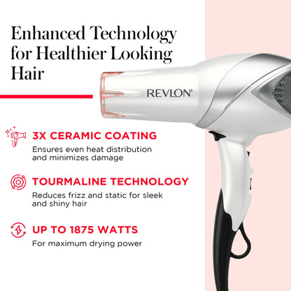 Close up view of the control switches on the handle of the Revlon infrared dryer.