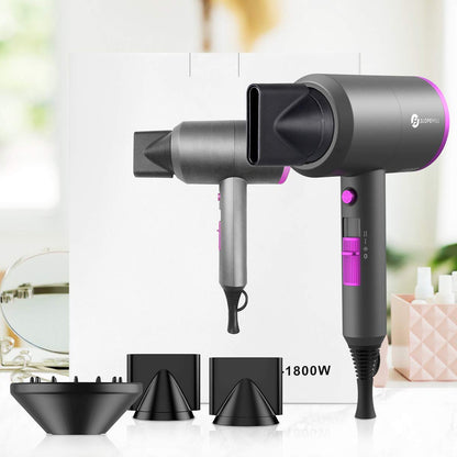 Slopehill hair care appliance showing modern matte grey finish and premium packaging