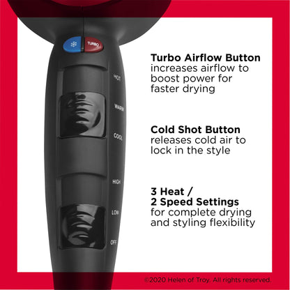 Revlon professional styling tool with the detachable diffuser accessory installed.