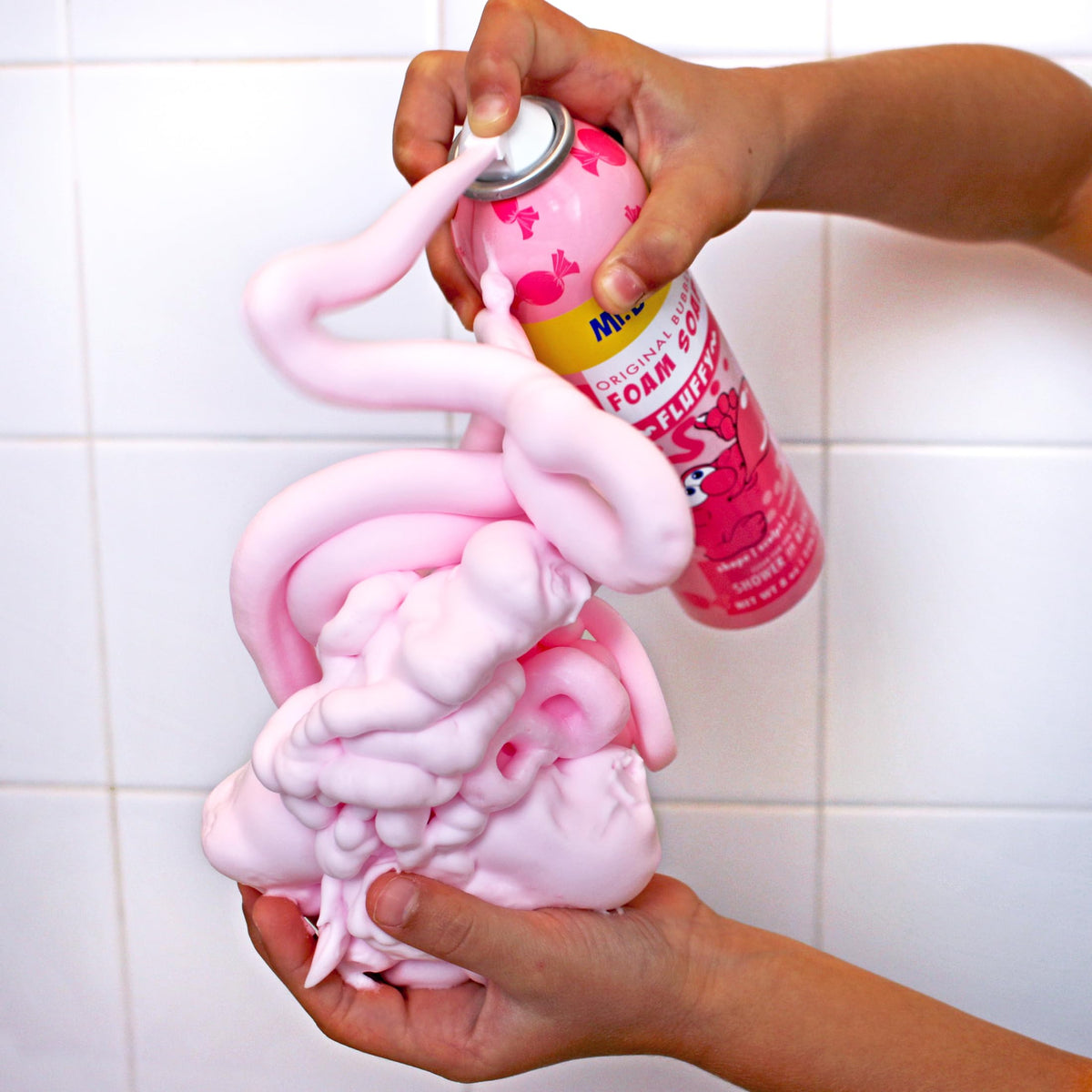 Authentic USA imported Mr. Bubble foam soap arrangement
