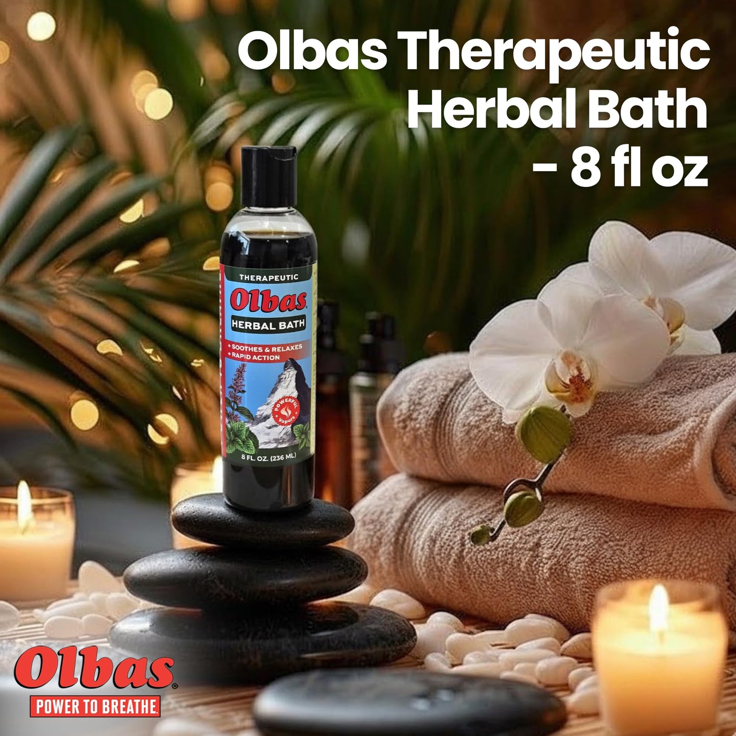 Olbas herbal bath liquid texture in water