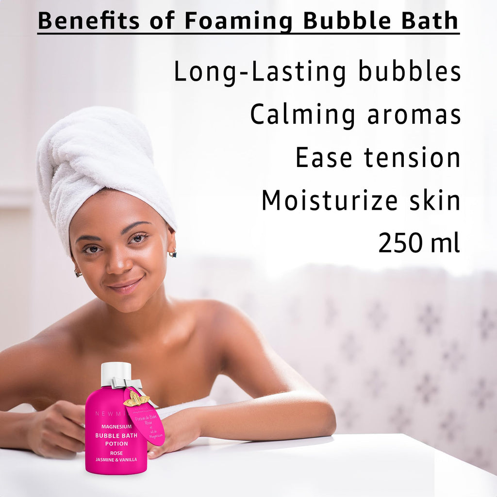 New Miuz rose jasmine vanilla bath soak ingredients label