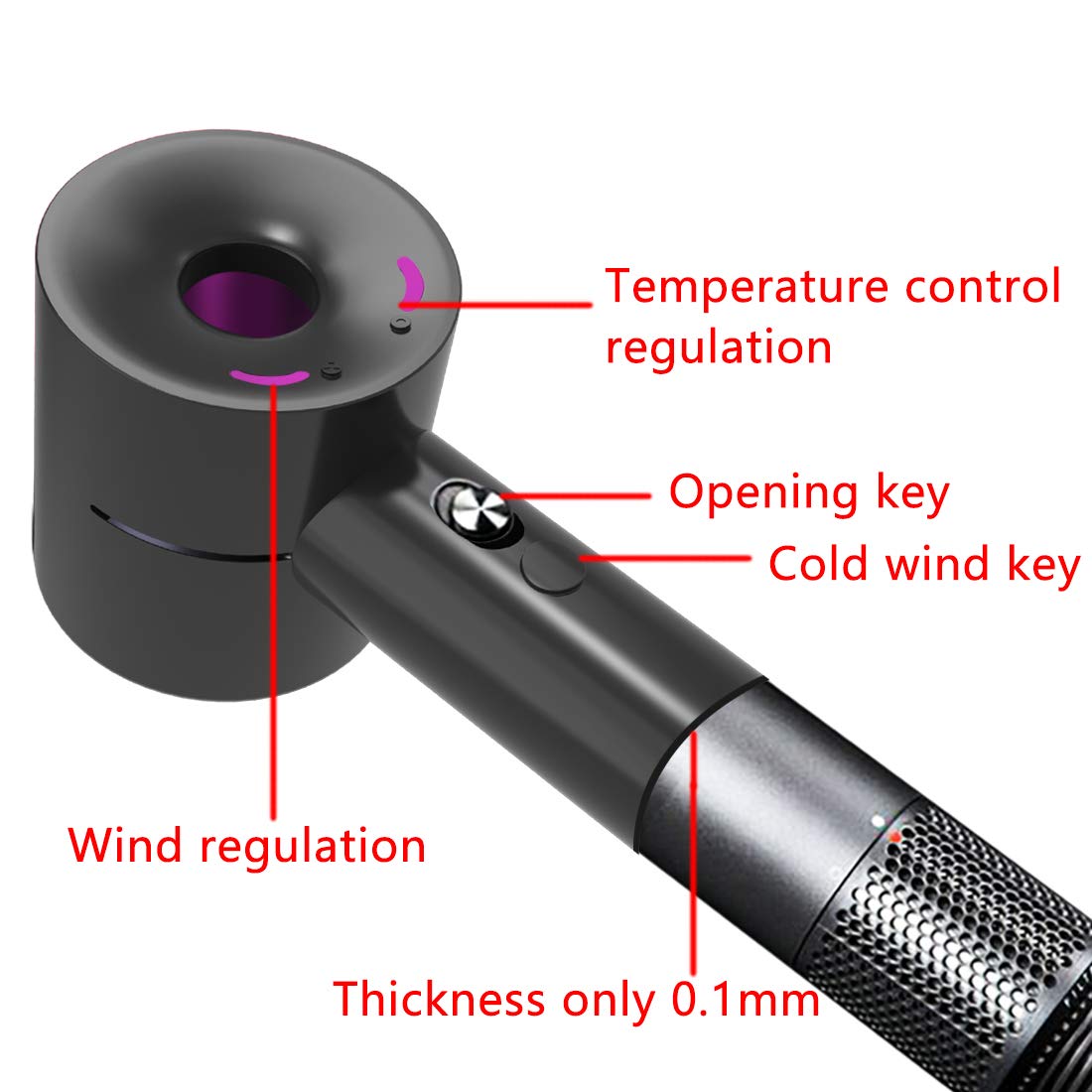 Shockproof travel cover for premium hair dryer demonstrating full body scratch protection
