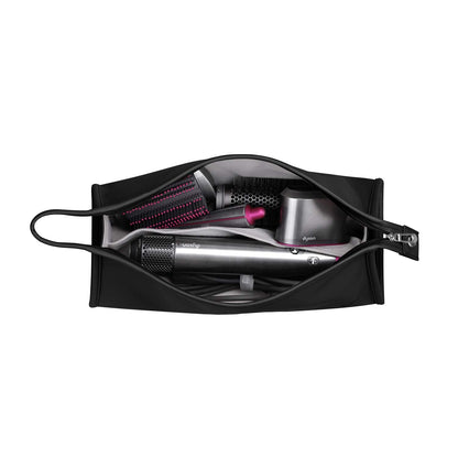 Buwico portable storage bag open view displaying dual layer interior compartments