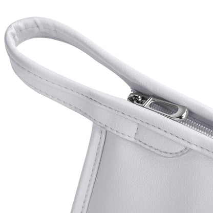 Buwico premium leather storage organizer packed securely with hair dryer components