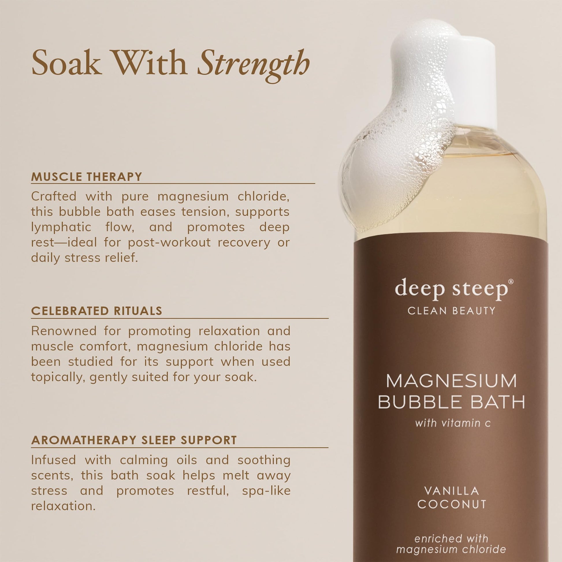 Texture of Deep Steep magnesium foaming soak
