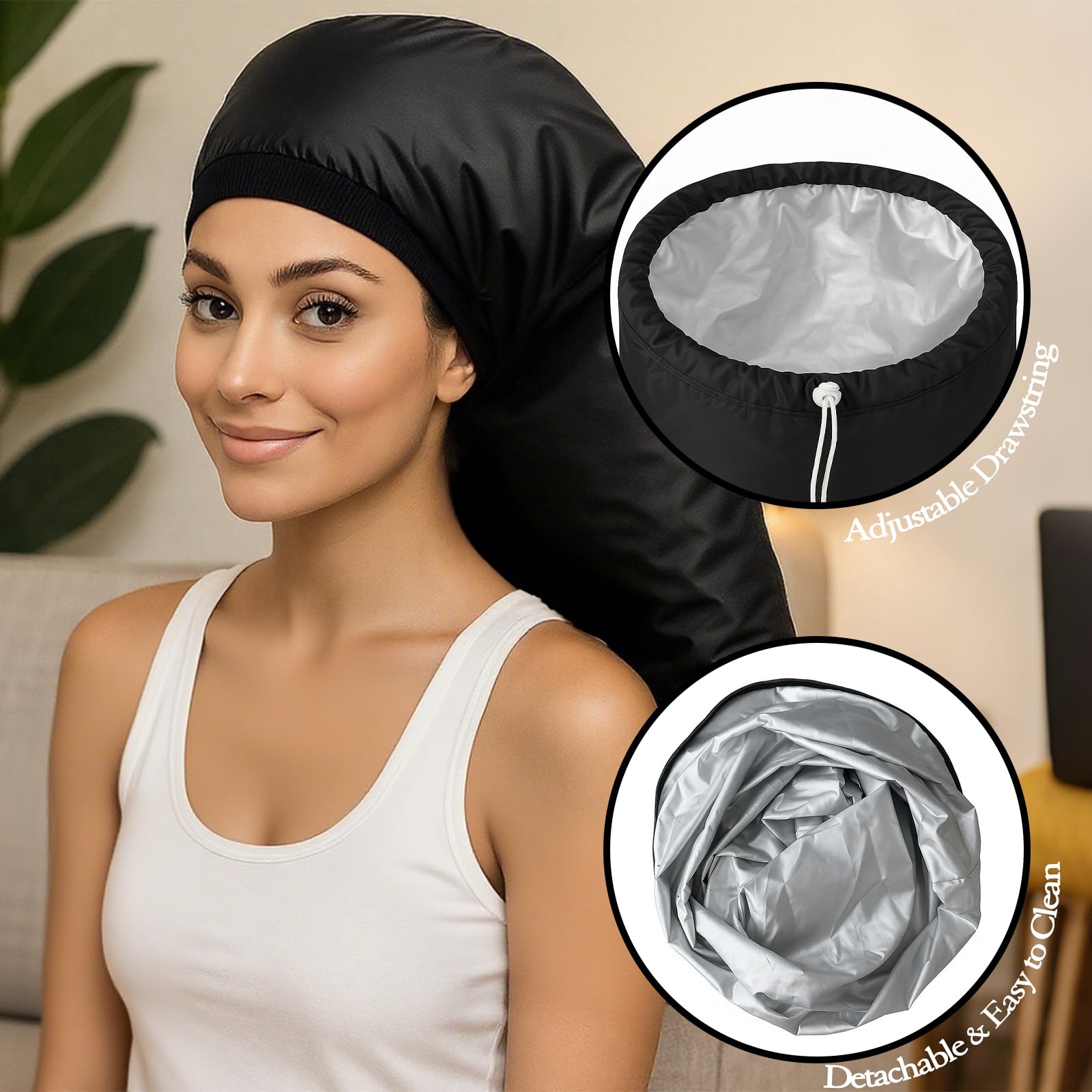 VICARKO hair steamer packaging showing the complete kit with power cord and safety manual.